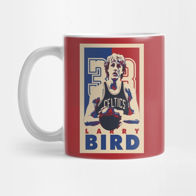 Larry Bird Retro Pop Art Style by mia_me